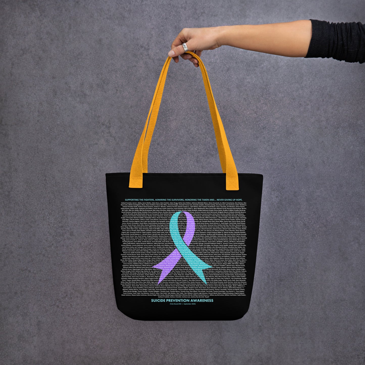 Round 92 - Tote Bag (15" x 15")