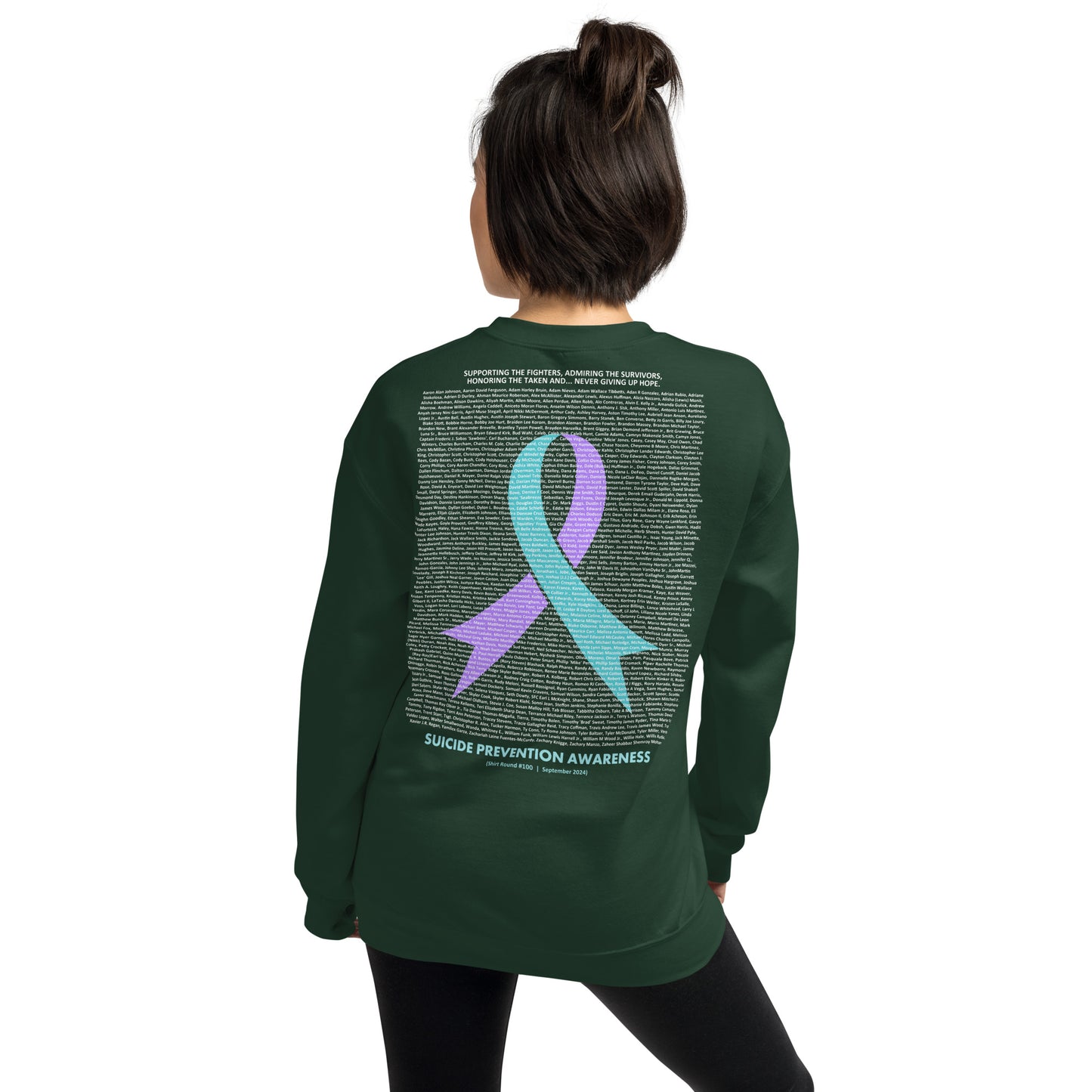 Round 100 (Unisex Crew Neck Sweatshirt | Gildan)