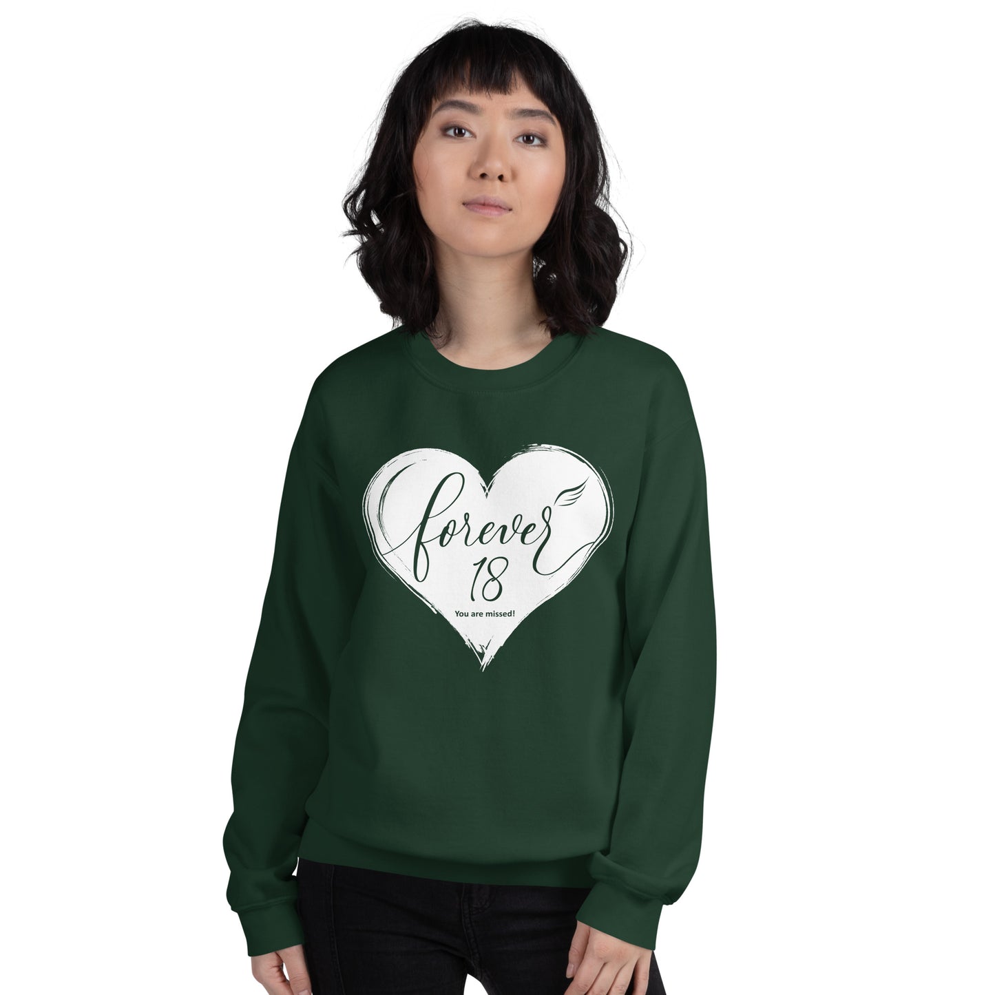 Forever 18 (Unisex Crew Neck Sweatshirt | Gildan)