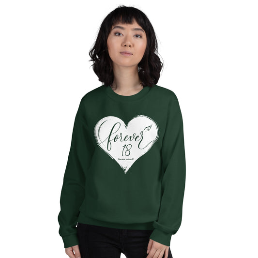 Forever 18 (Unisex Crew Neck Sweatshirt | Gildan)