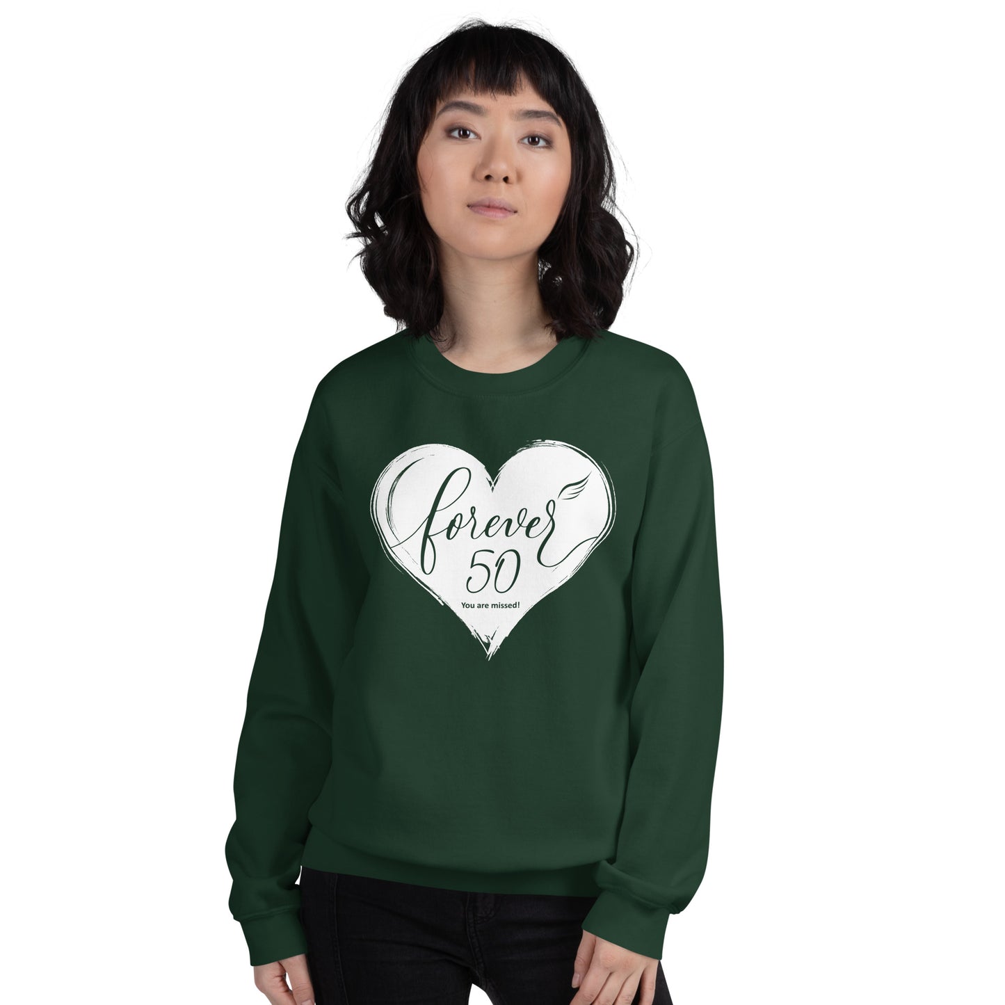 Forever 50 (Unisex Crew Neck Sweatshirt | Gildan)