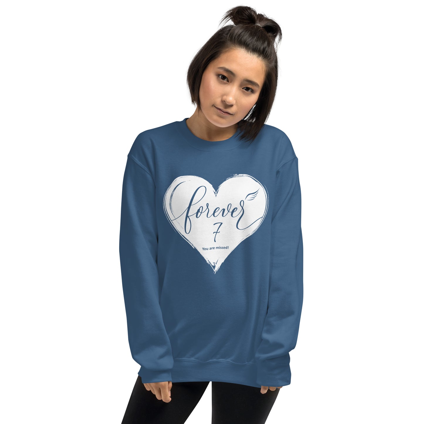 Forever 7 (Unisex Crew Neck Sweatshirt | Gildan)
