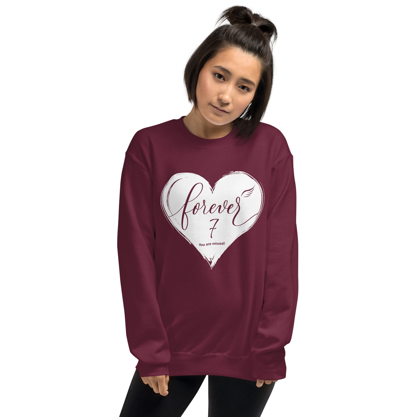 Forever 7 (Unisex Crew Neck Sweatshirt | Gildan)