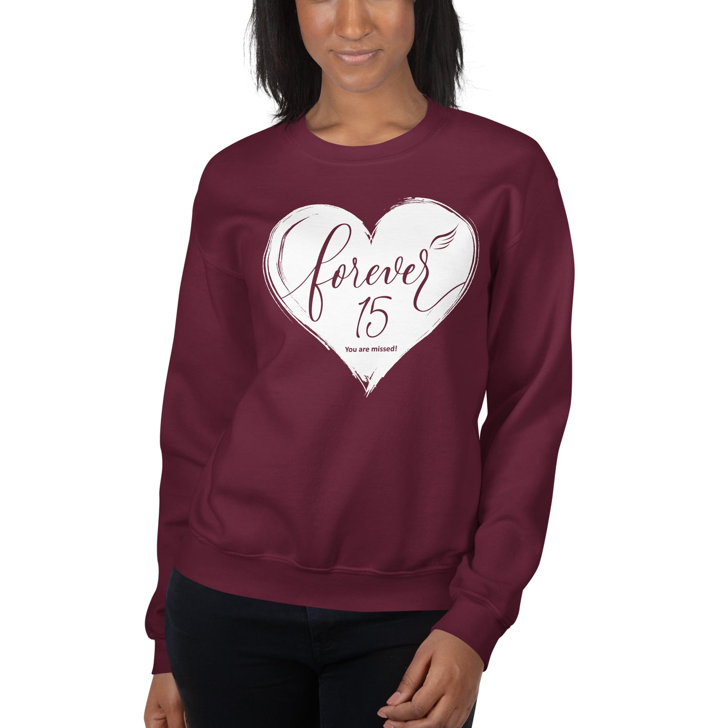 Forever 15 (Unisex Crew Neck Sweatshirt | Gildan)