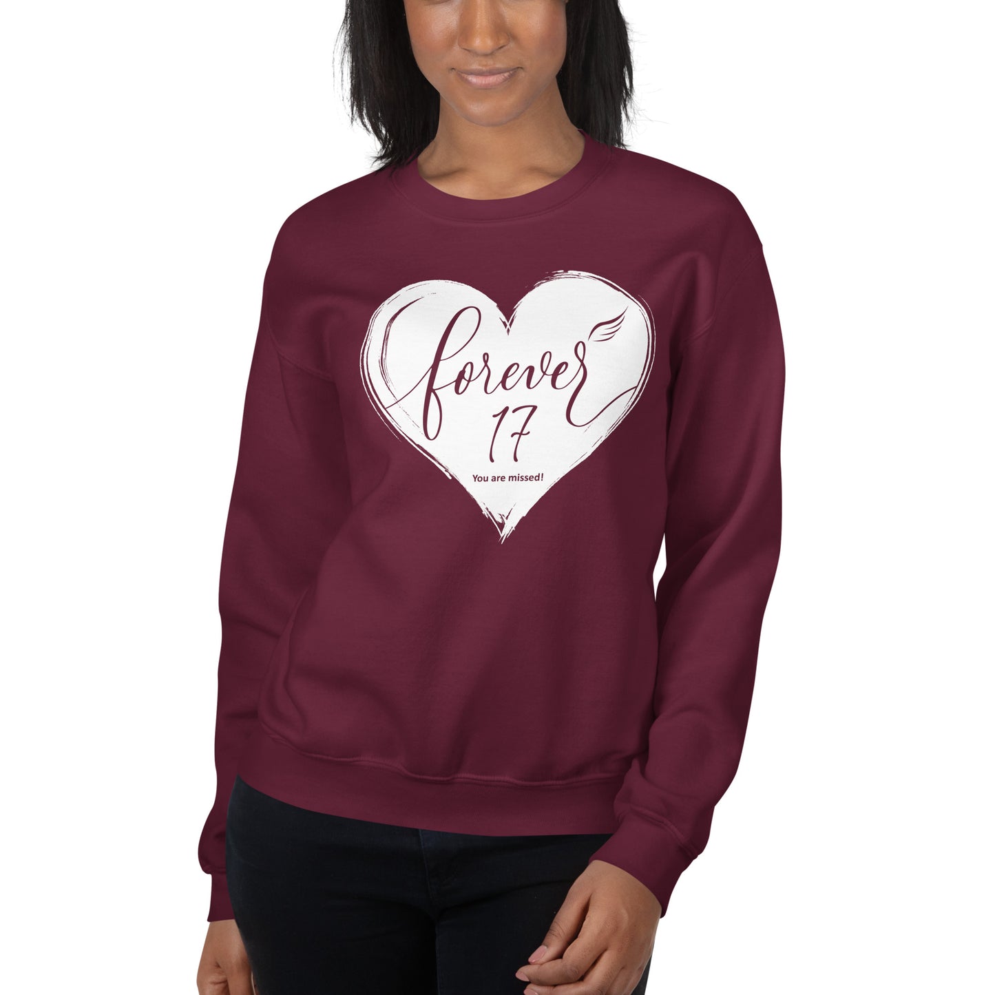 Forever 17 (Unisex Crew Neck Sweatshirt | Gildan)