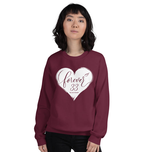 Forever 33 (Unisex Crew Neck Sweatshirt | Gildan)