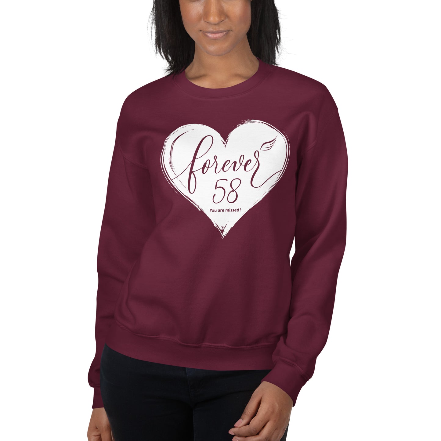 Forever 58 (Unisex Crew Neck Sweatshirt | Gildan)