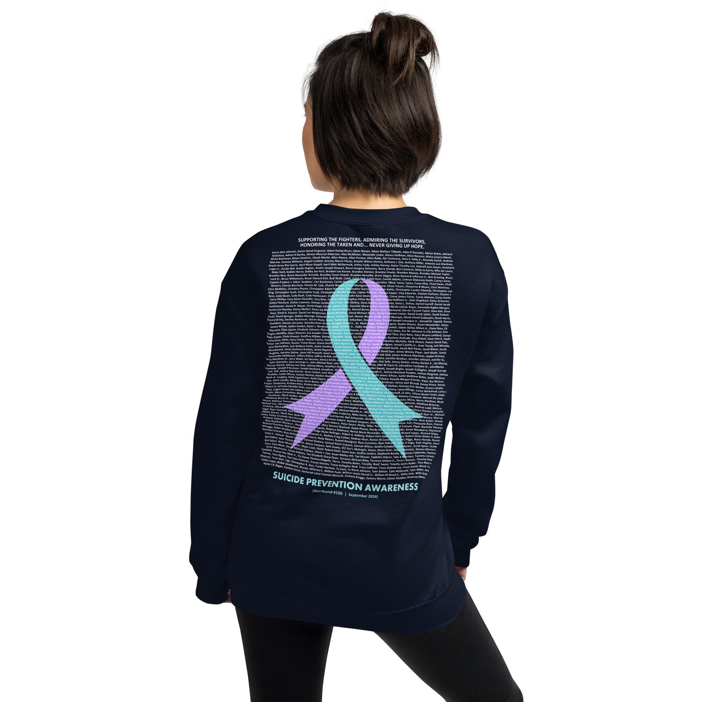 Round 100 (Unisex Crew Neck Sweatshirt | Gildan)