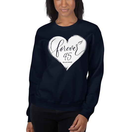 Forever 45 (Unisex Crew Neck Sweatshirt | Gildan)