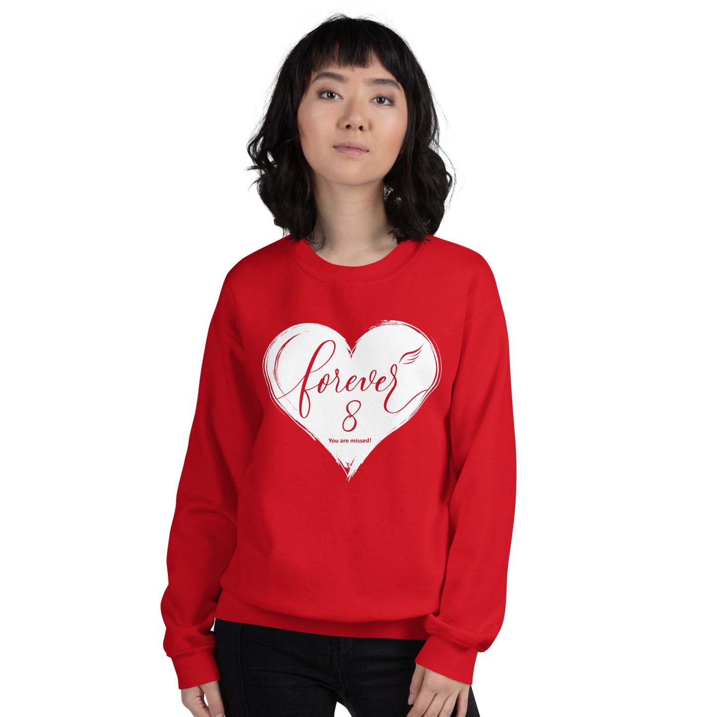 Forever 8 (Unisex Crew Neck Sweatshirt | Gildan)