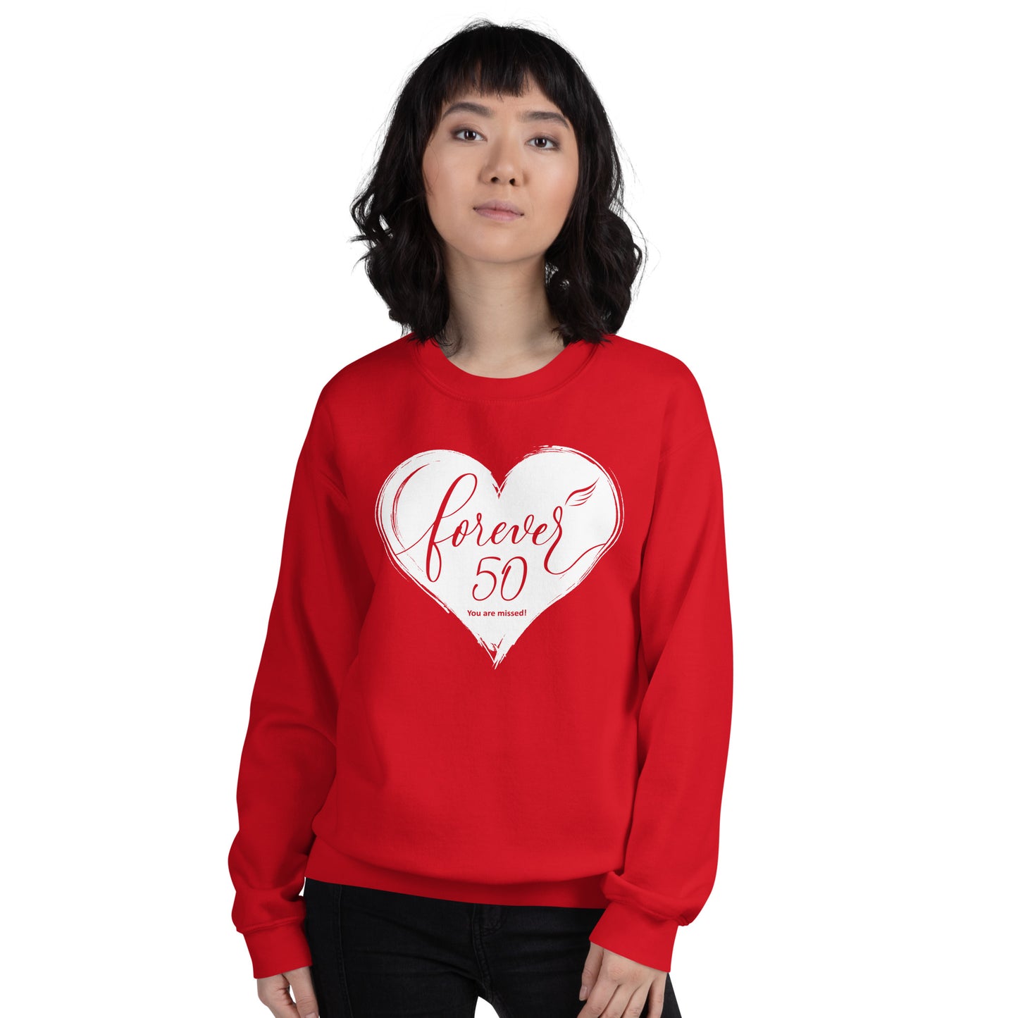 Forever 50 (Unisex Crew Neck Sweatshirt | Gildan)
