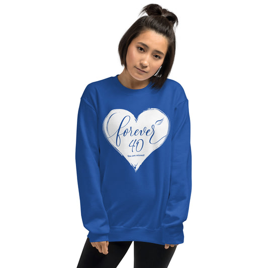 Forever 40 (Unisex Crew Neck Sweatshirt | Gildan)