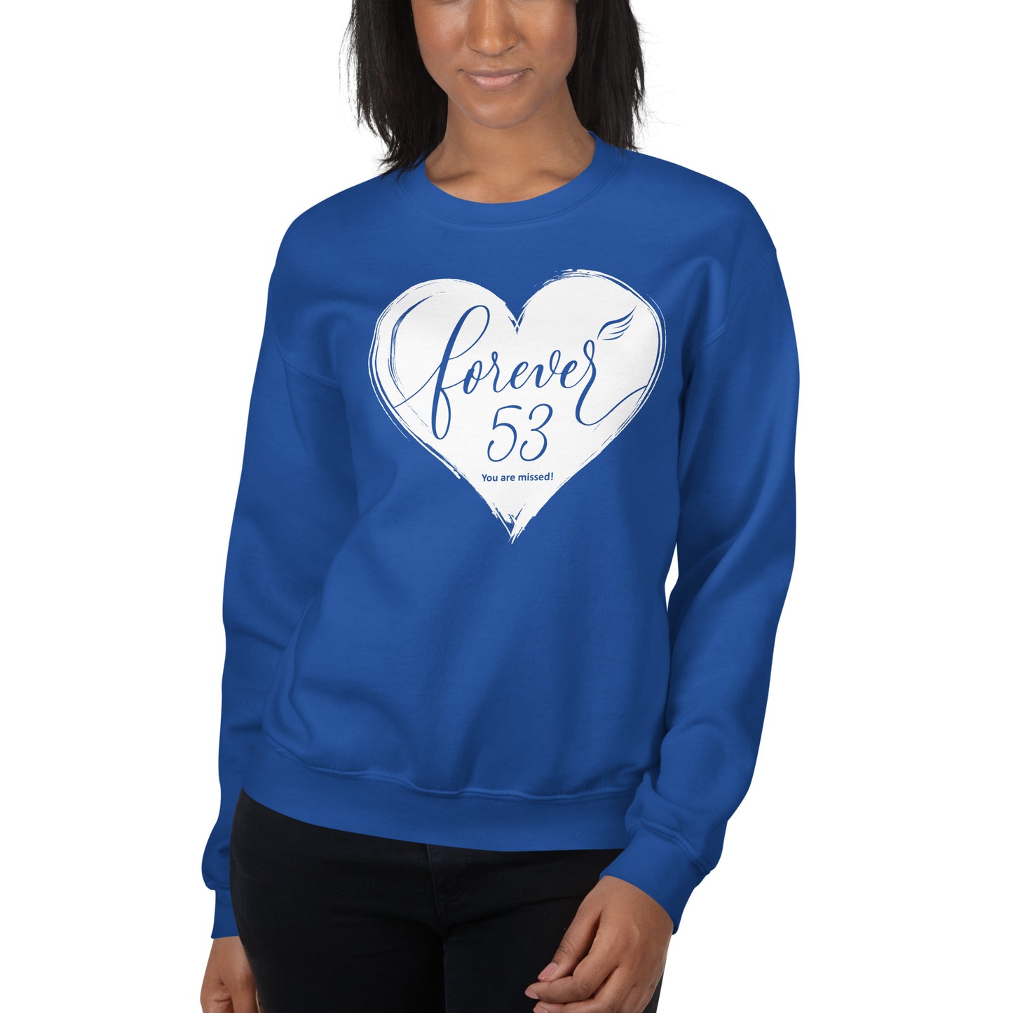 Forever 53 (Unisex Crew Neck Sweatshirt | Gildan)