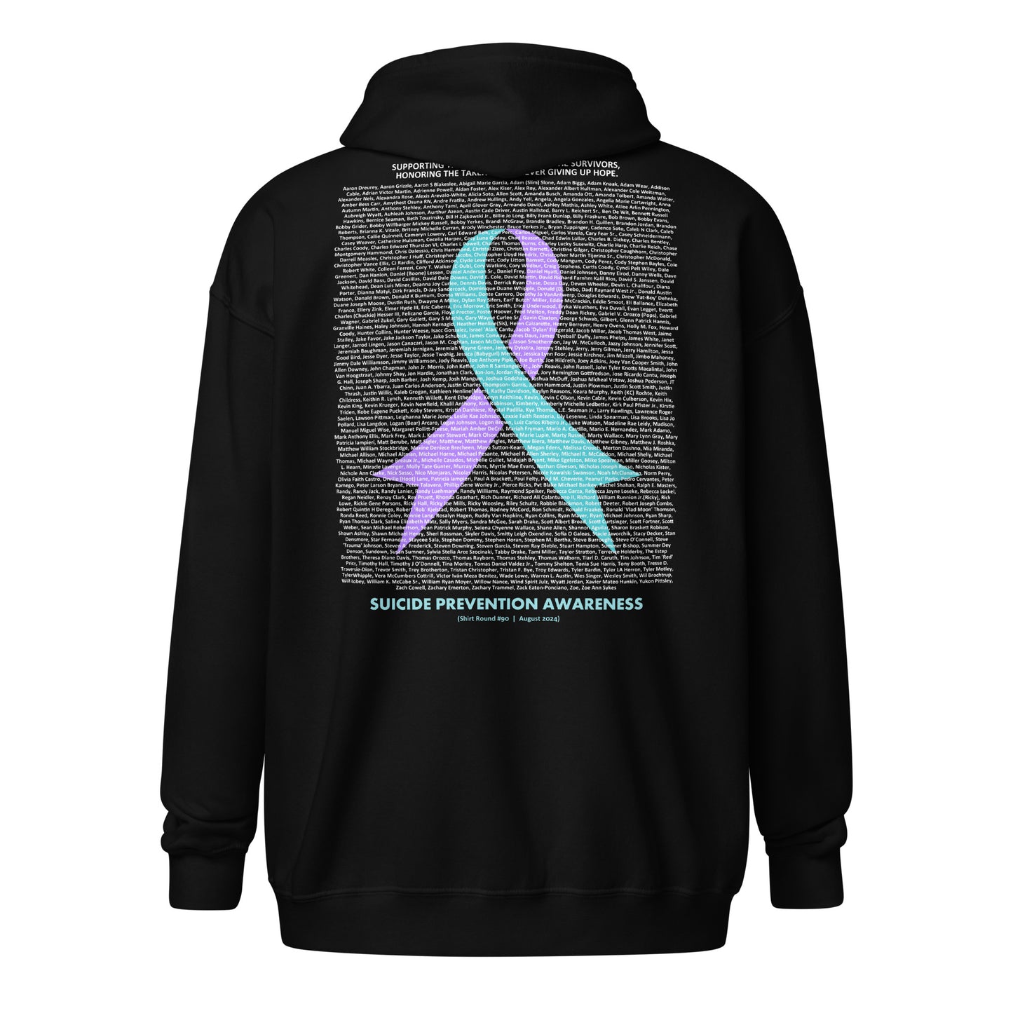 Round 90 (Unisex Heavy Blend Zip Hoodie | Gildan)