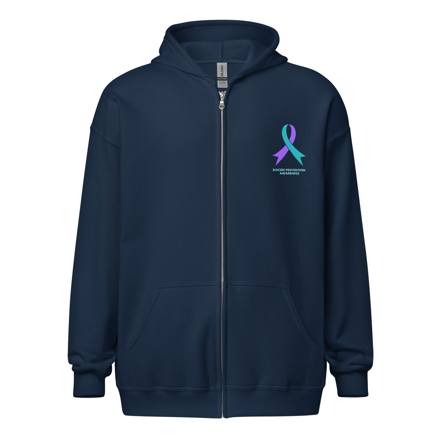 Round 90 (Unisex Heavy Blend Zip Hoodie | Gildan)