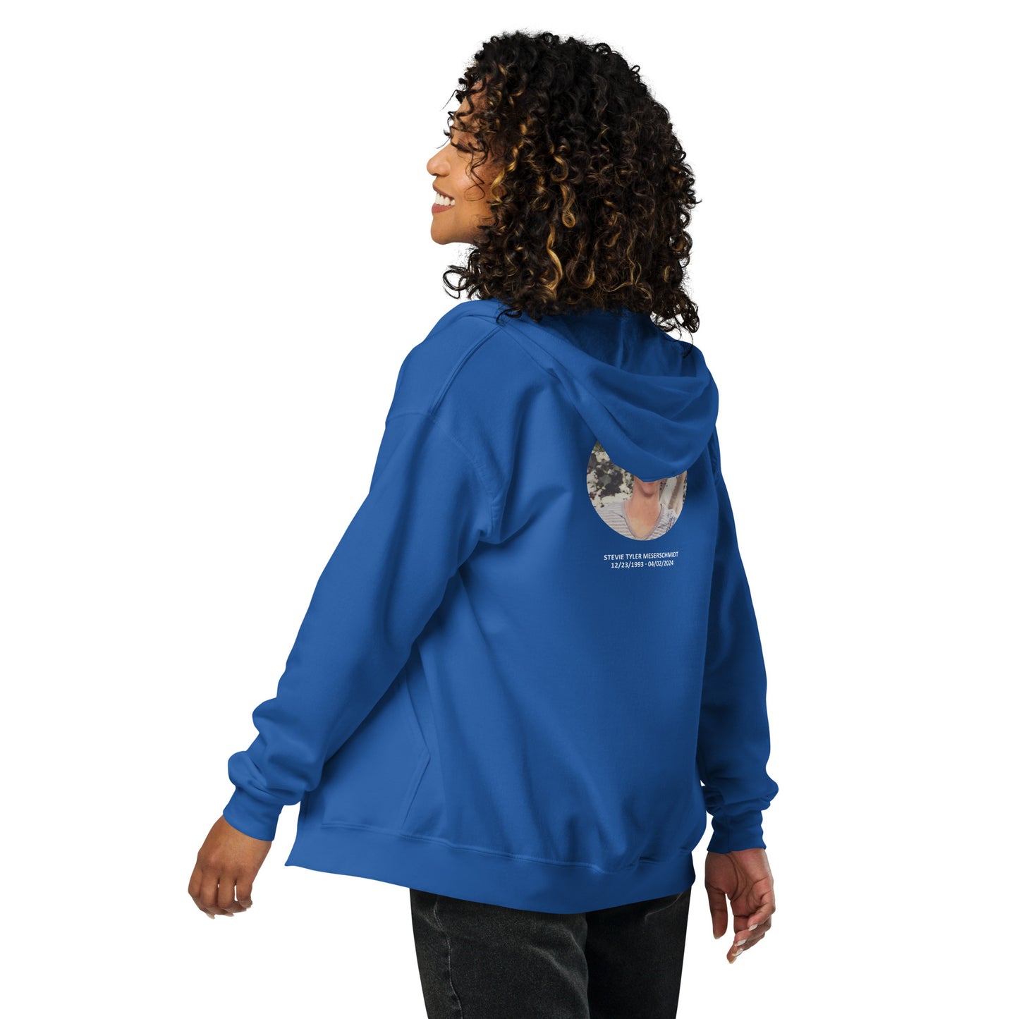 Photo Shirt (PS-219) - Stevie (Unisex Heavy Blend Zip Hoodie | Gildan)