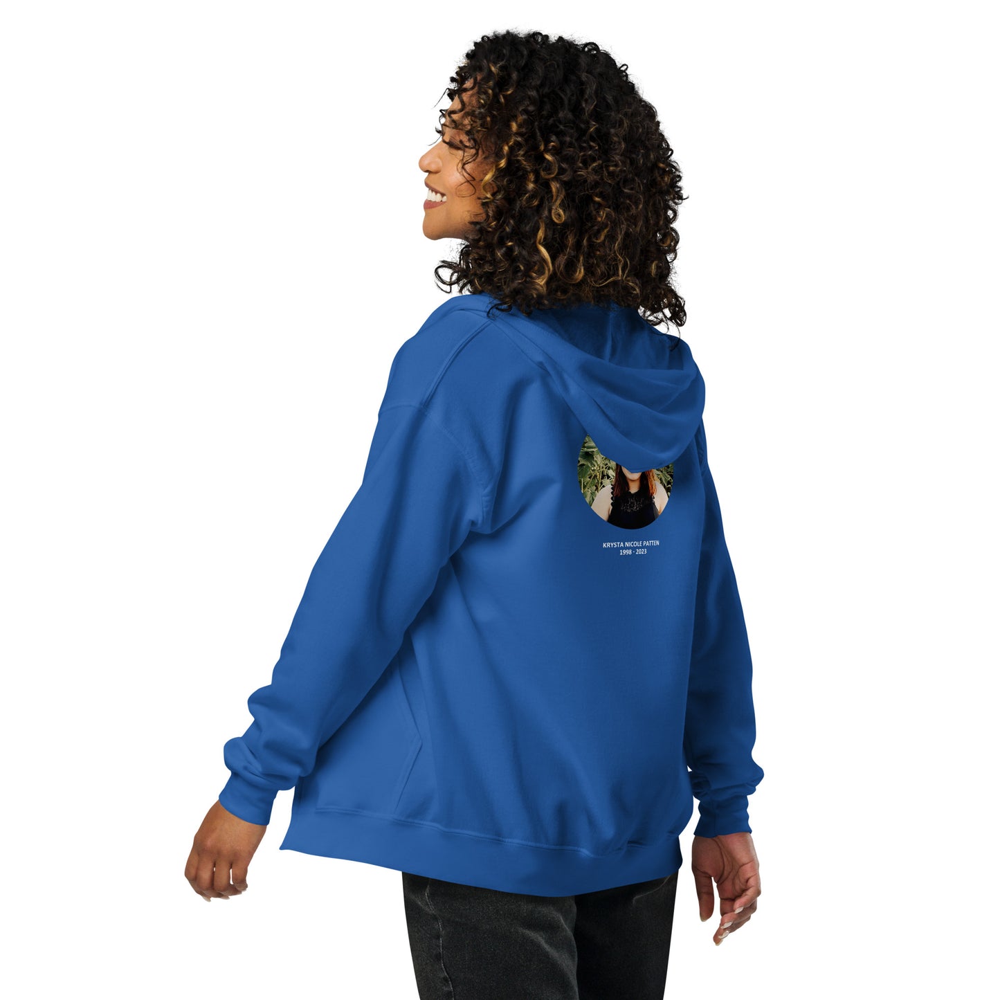 Photo Shirt (PS-220) - Krysta (Unisex Heavy Blend Zip Hoodie | Gildan)