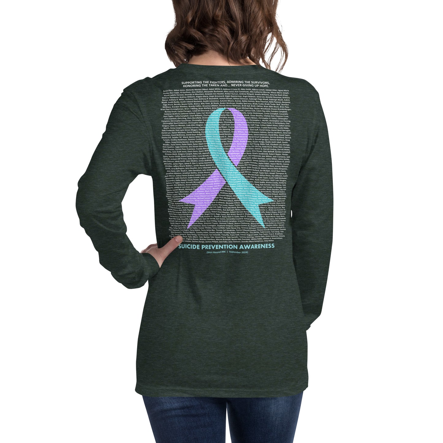 Round 96 (Unisex Long Sleeve Tee | Bella + Canvas)