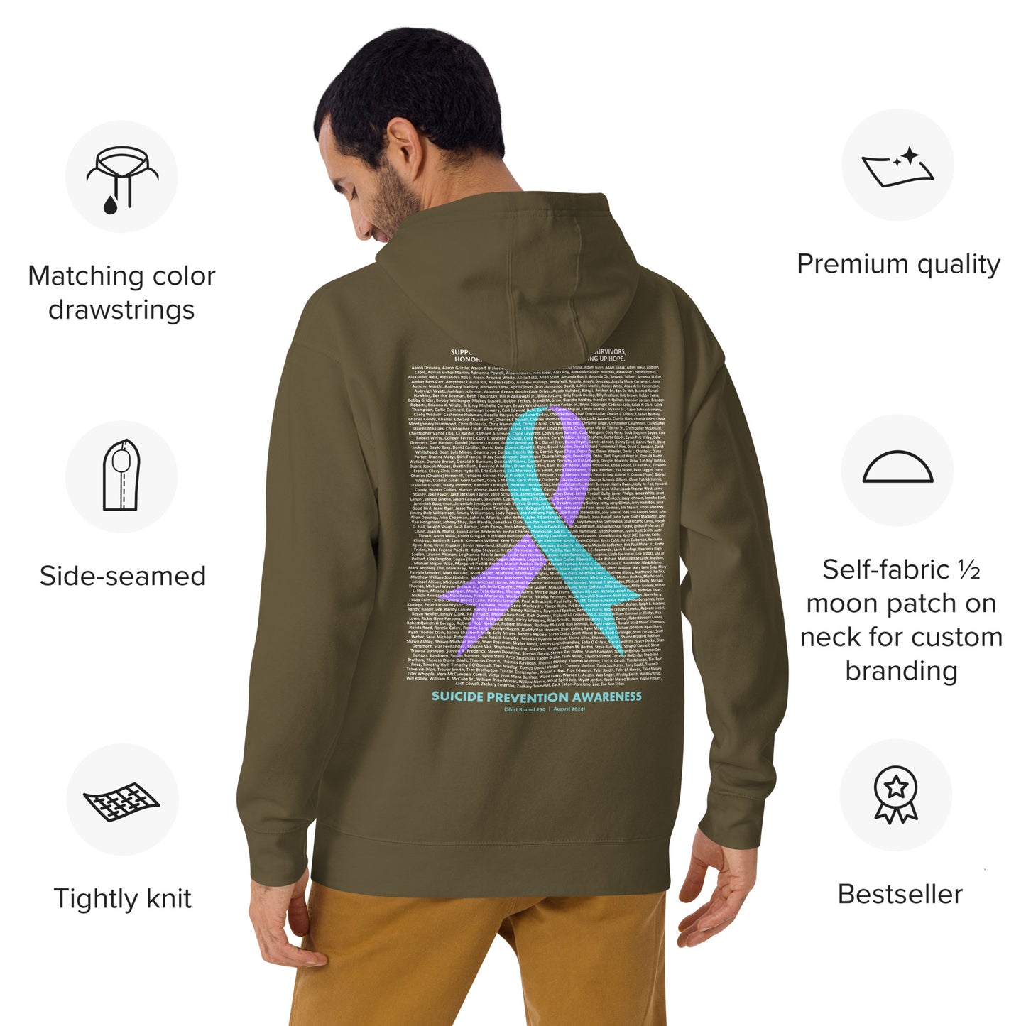 Round 90 (Unisex Premium Hoodie | Cotton Heritage)