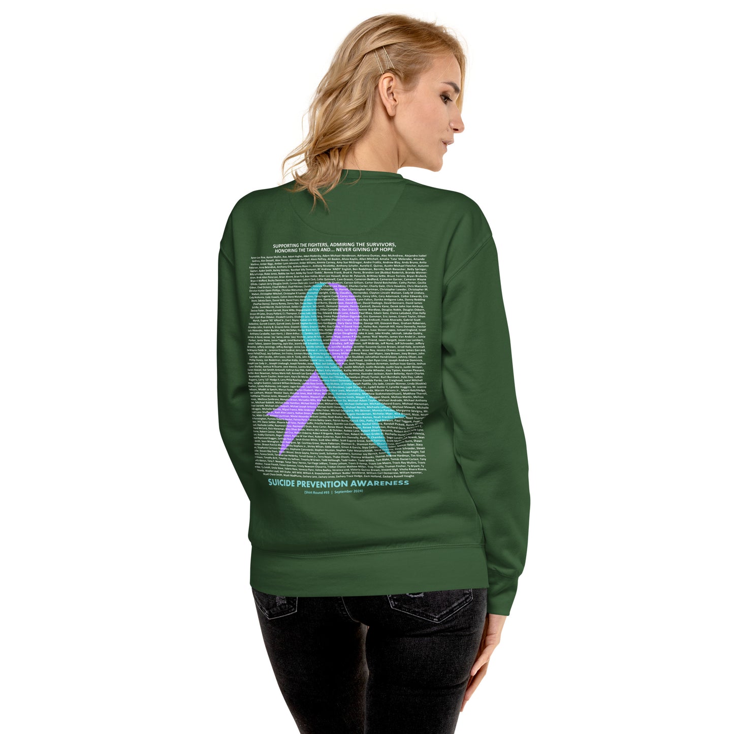 Round 93 (Unisex Premium Sweatshirt | Cotton Heritage)