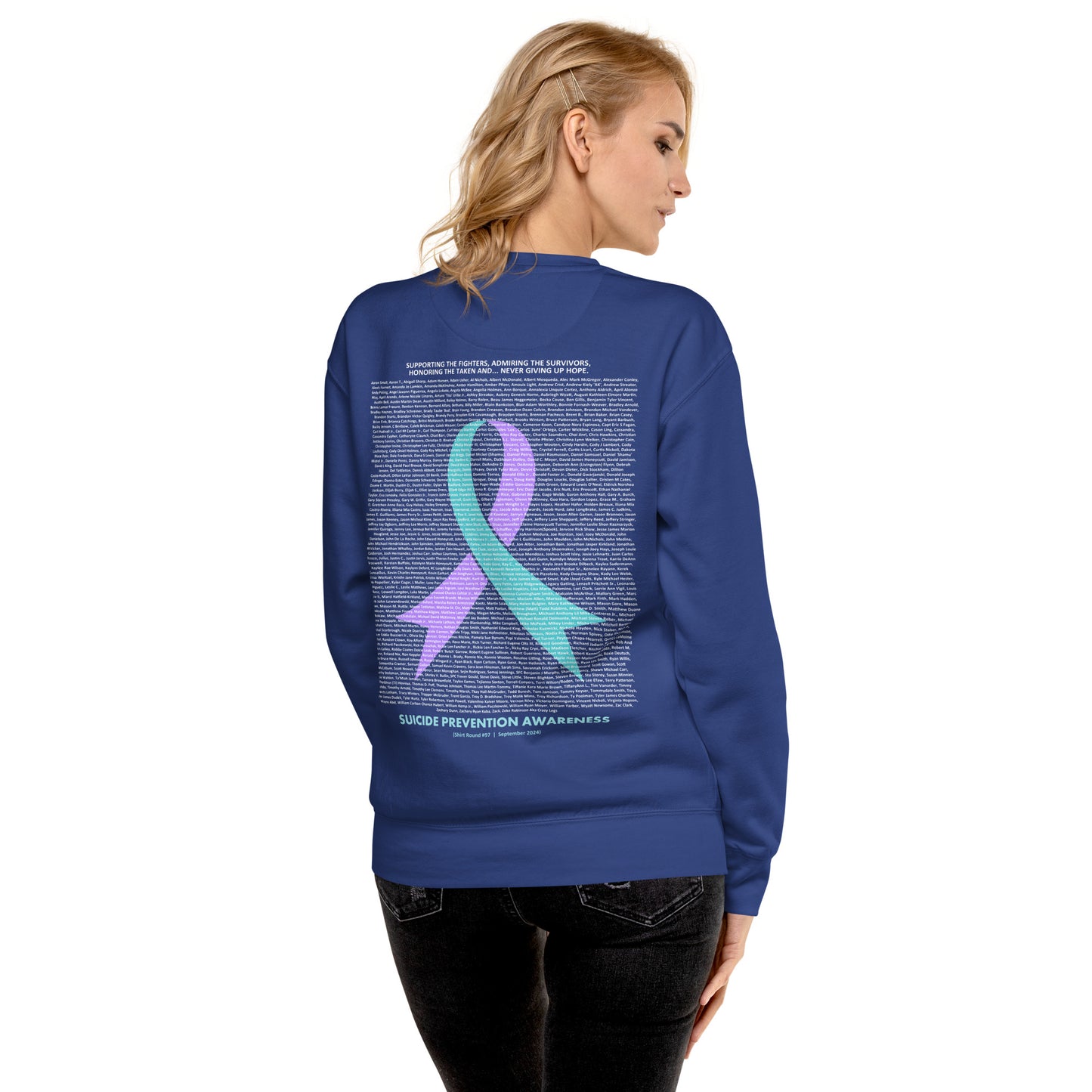 Round 97 (Unisex Premium Sweatshirt | Cotton Heritage)