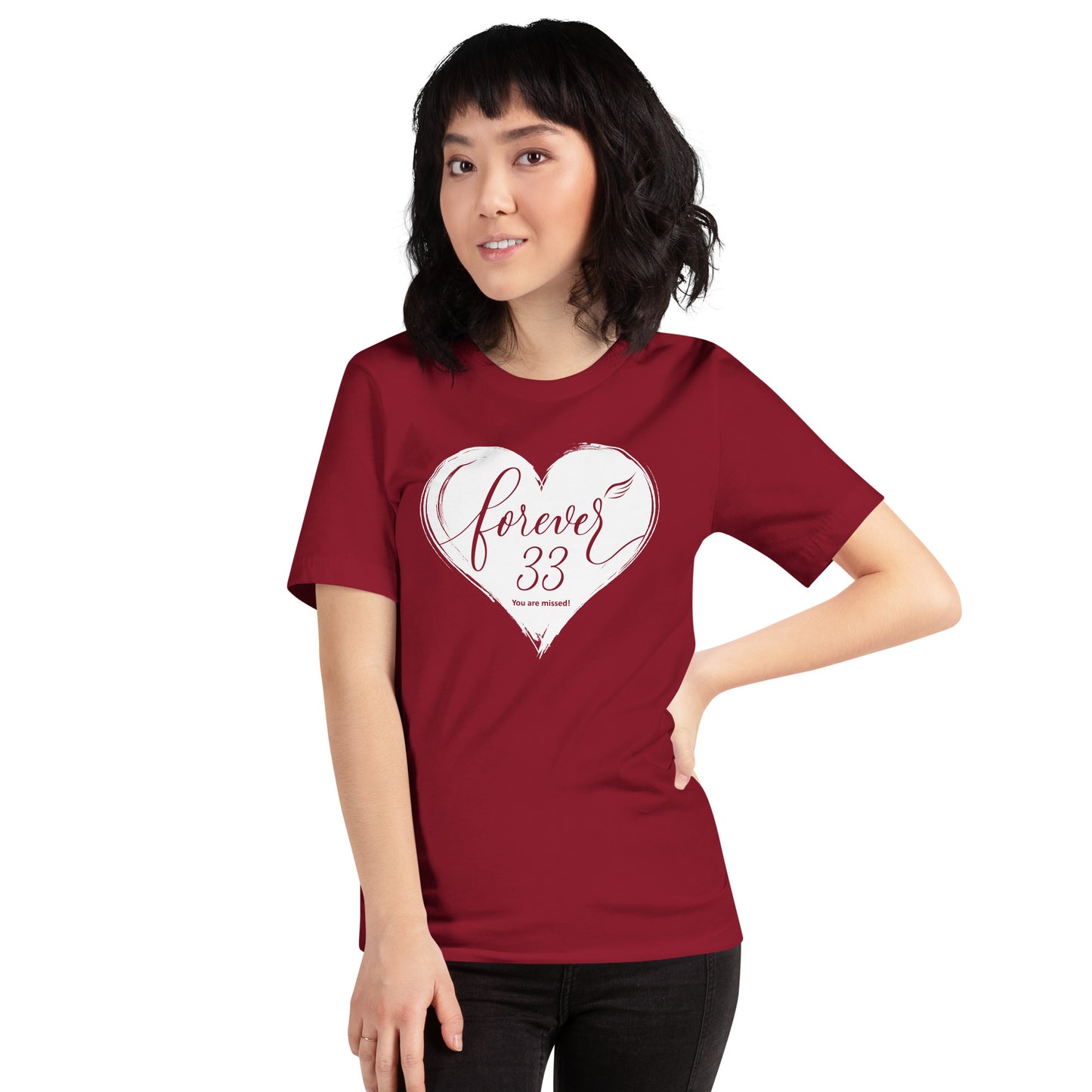 Forever 33 (Unisex Staple T-Shirt | Bella + Canvas)