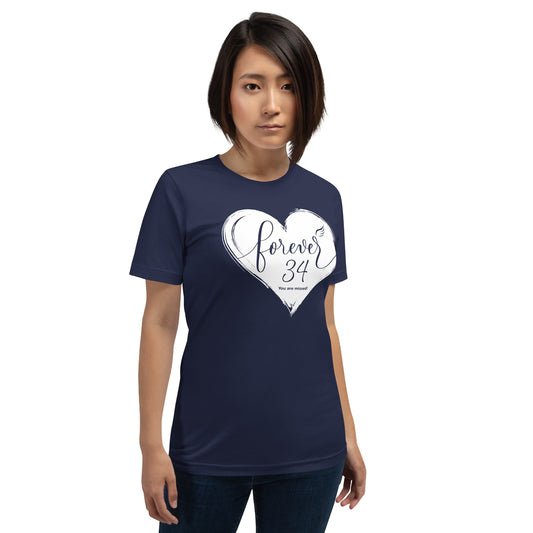 Forever 34 (Unisex Staple T-Shirt | Bella + Canvas)