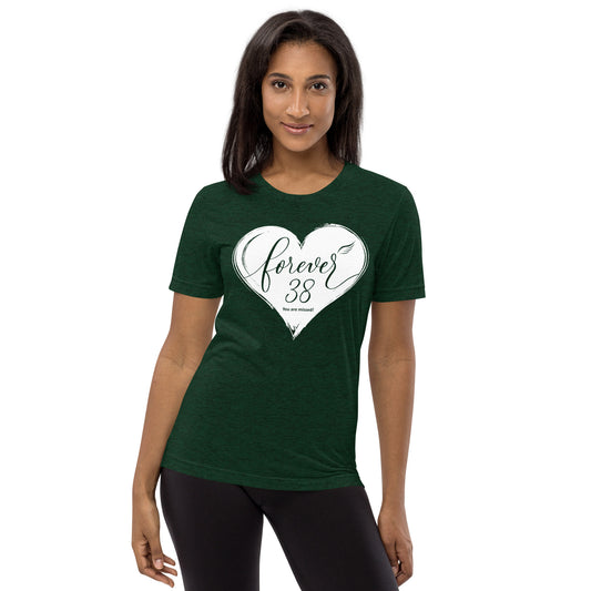 Forever 38 (Unisex Tri-Blend T-Shirt | Bella + Canvas)