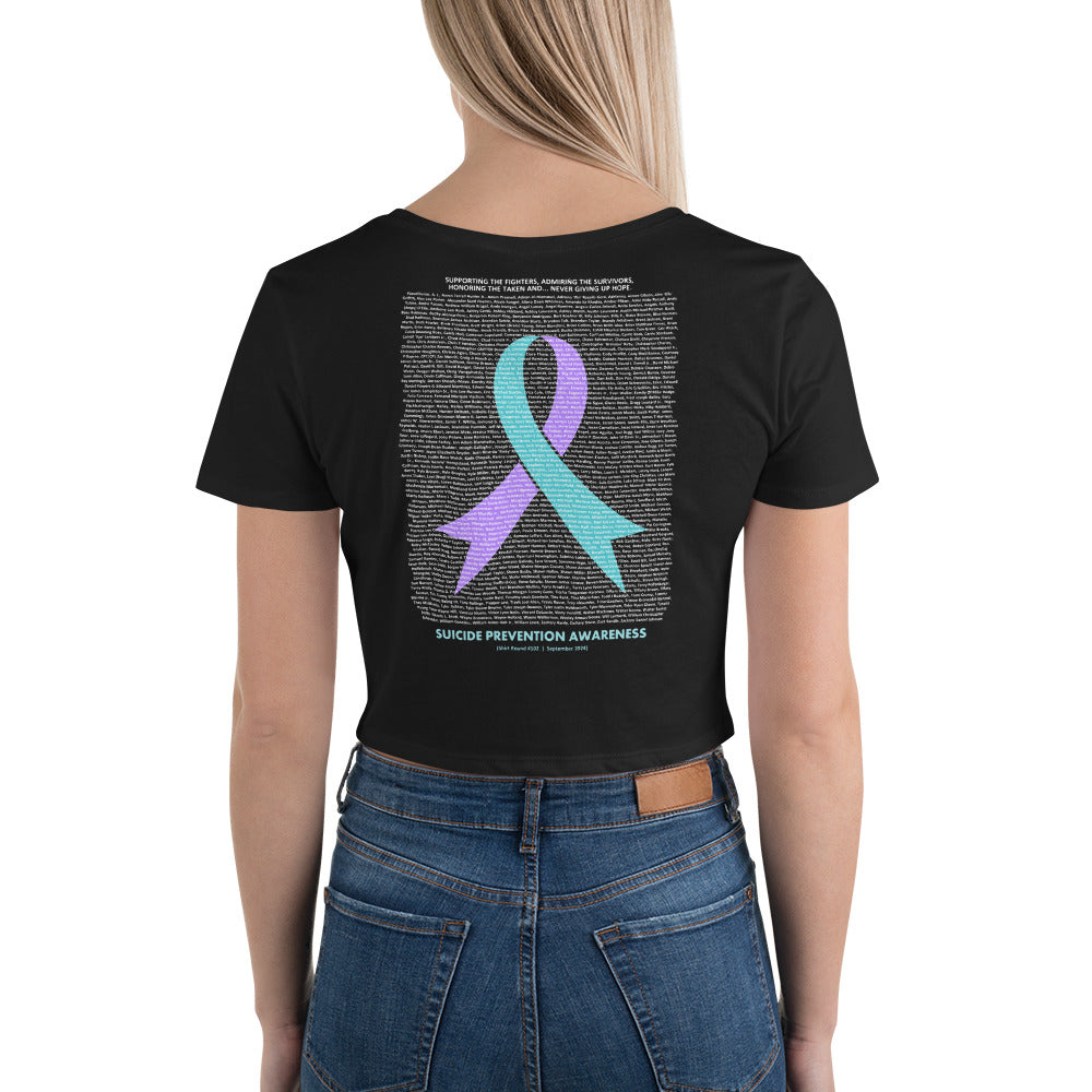 Round 102 (Women's Crop Tee | Bella + Canvas)