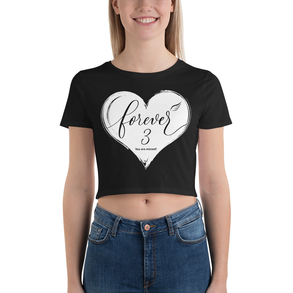 Forever 3 (Women's Crop Tee | Bella + Canvas)