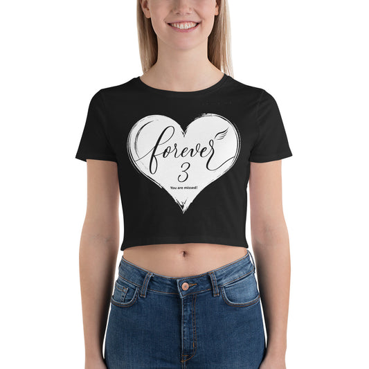 Forever 3 (Women's Crop Tee | Bella + Canvas)
