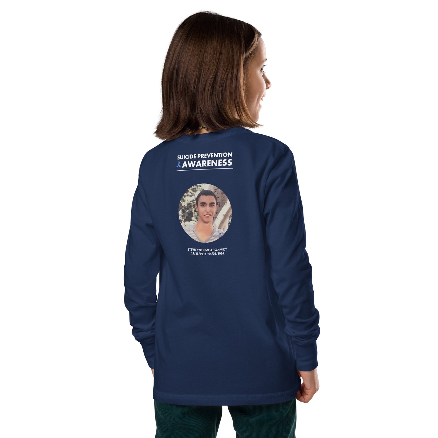 Photo Shirt (PS-219) - Stevie (Youth Long Sleeve Tee | Bella + Canvas)