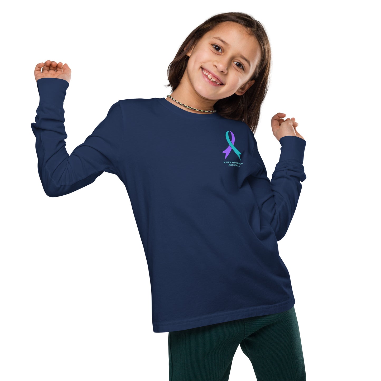 Round 98 (Youth Long Sleeve Tee | Bella + Canvas)