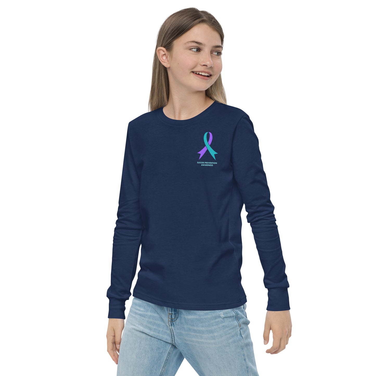 Round 90 (Youth Long Sleeve Tee | Bella + Canvas)