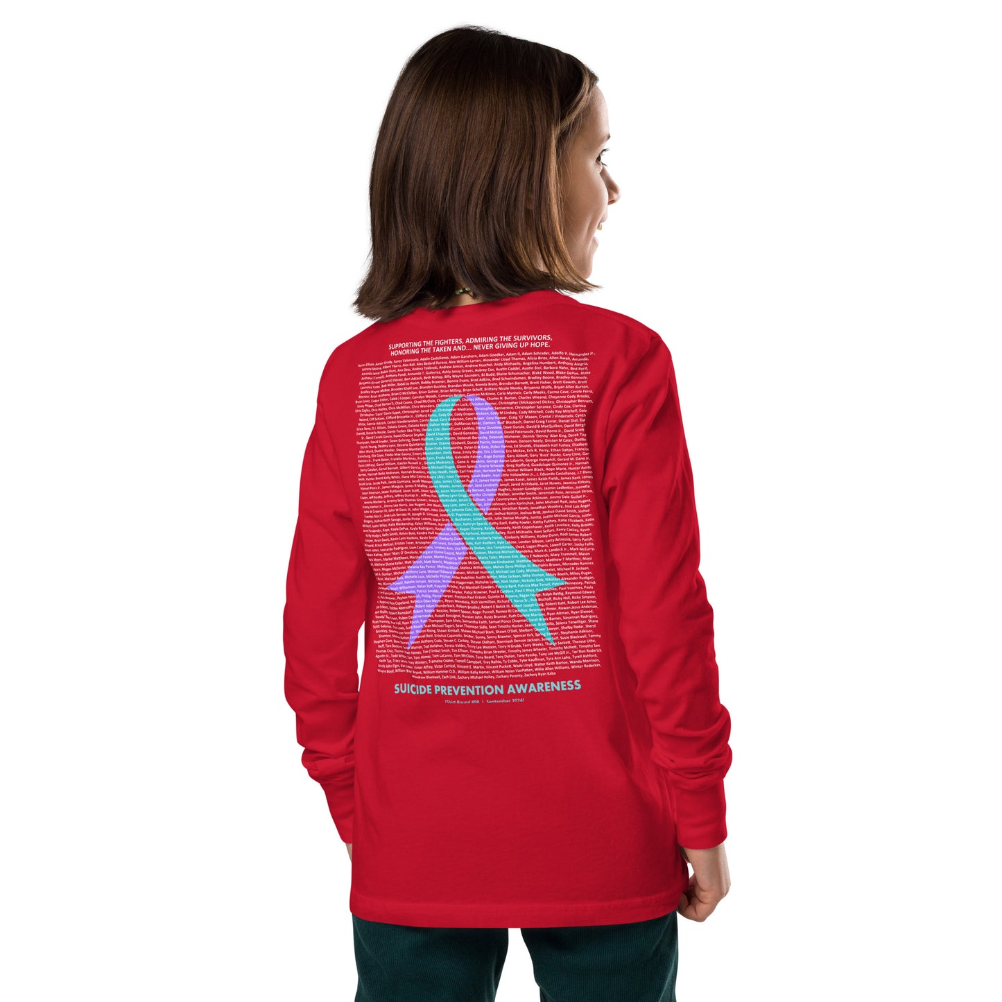 Round 98 (Youth Long Sleeve Tee | Bella + Canvas)