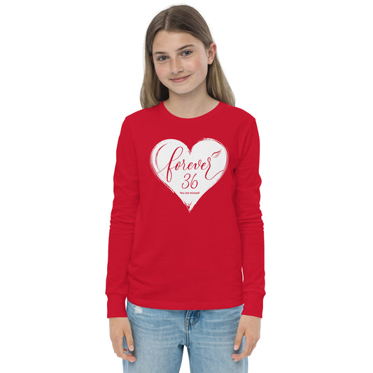 Forever 36 (Youth Long Sleeve Tee | Bella + Canvas)