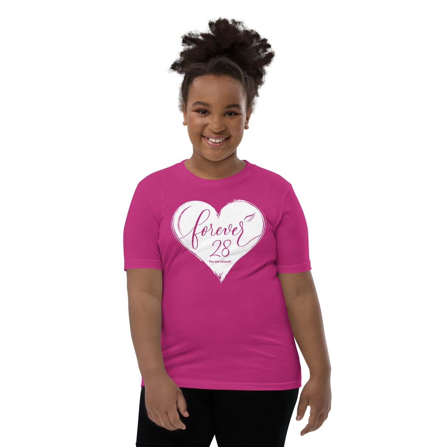 Forever 28 (Youth Staple Tee | Bella + Canvas)