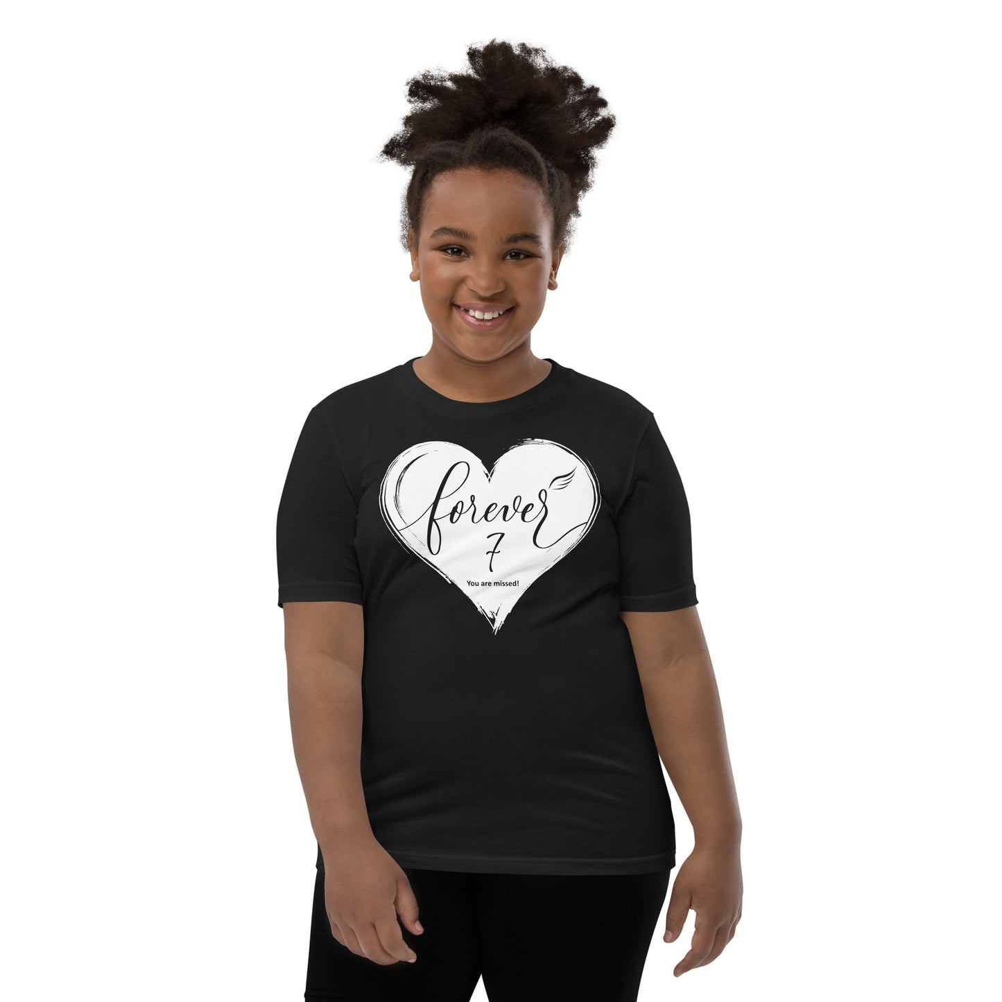Forever 7 (Youth Staple Tee | Bella + Canvas)