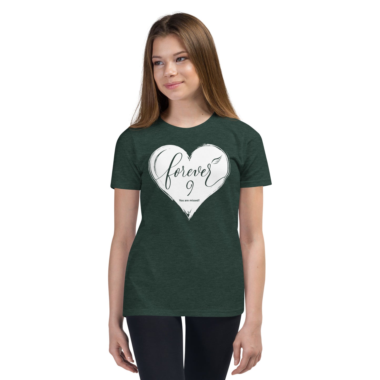 Forever 9 (Youth Staple Tee | Bella + Canvas)