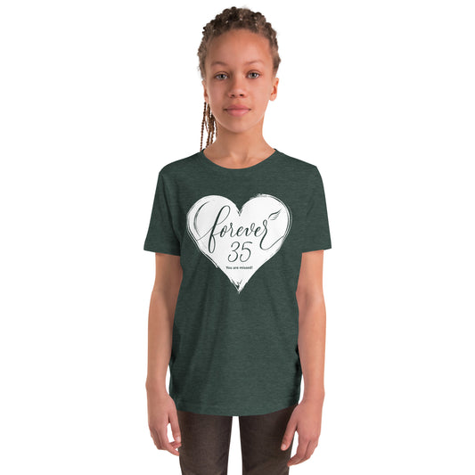 Forever 35 (Youth Staple Tee | Bella + Canvas)
