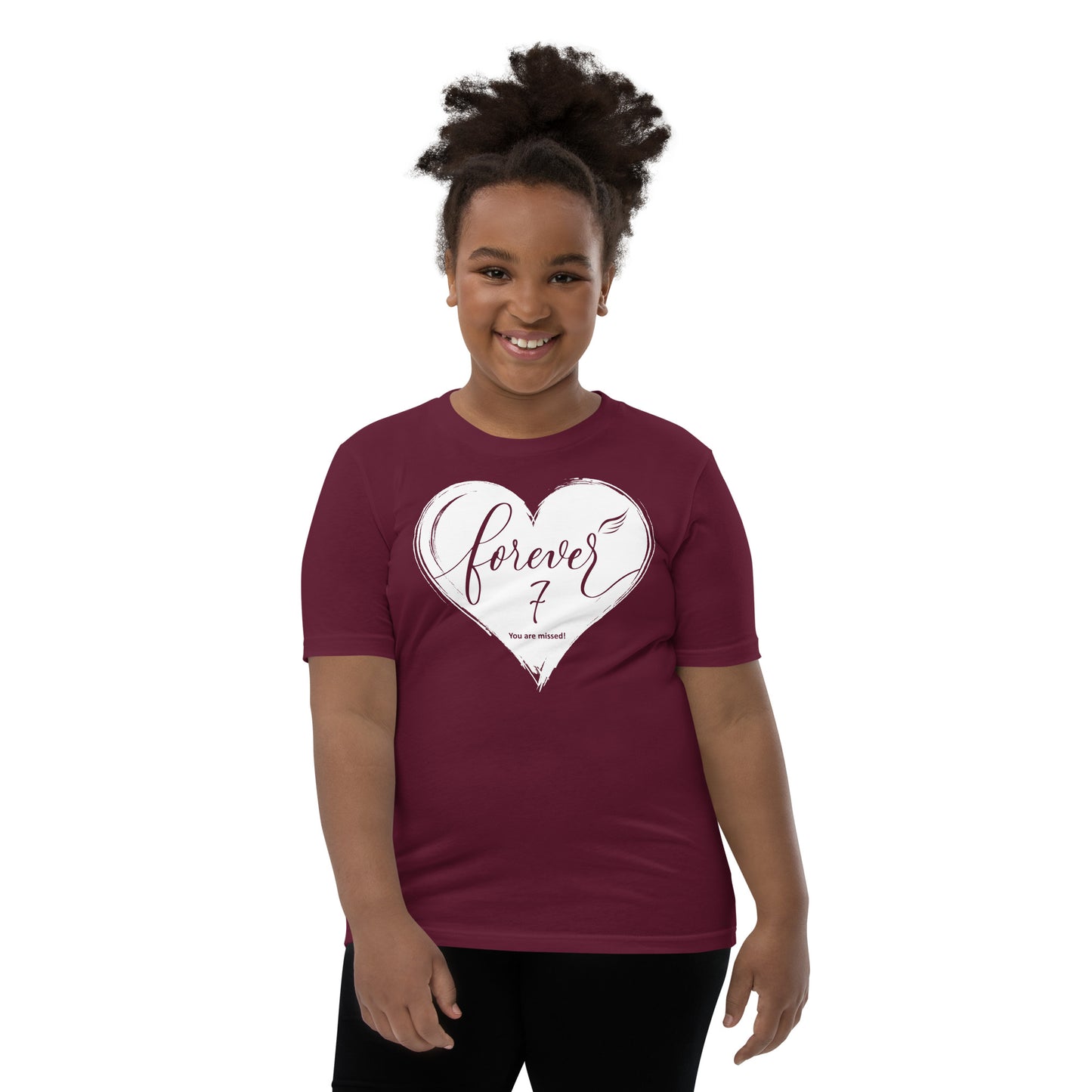 Forever 7 (Youth Staple Tee | Bella + Canvas)