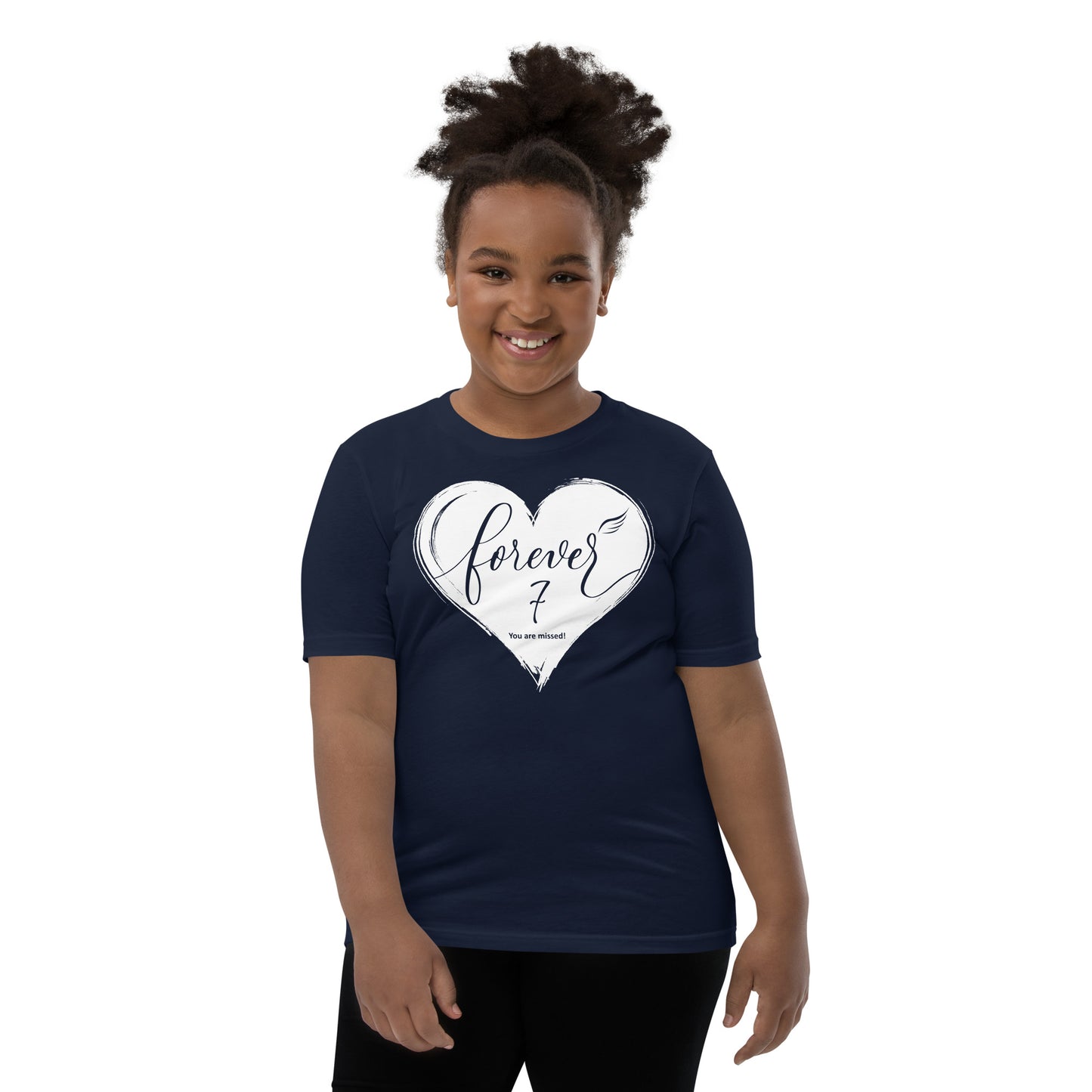Forever 7 (Youth Staple Tee | Bella + Canvas)