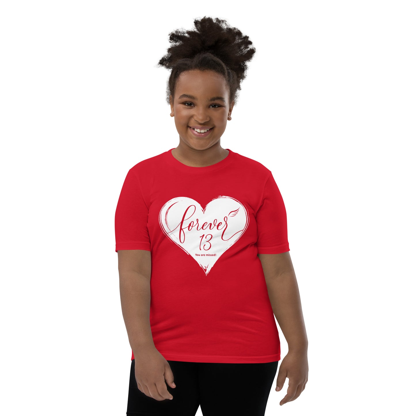 Forever 13 (Youth Staple Tee | Bella + Canvas)
