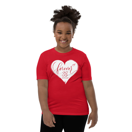 Forever 38 (Youth Staple Tee | Bella + Canvas)
