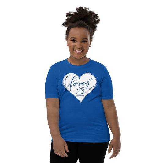 Forever 28 (Youth Staple Tee | Bella + Canvas)