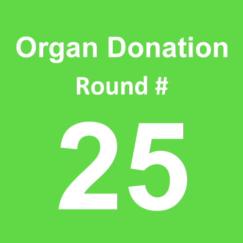 Organ Donation - Round 25
