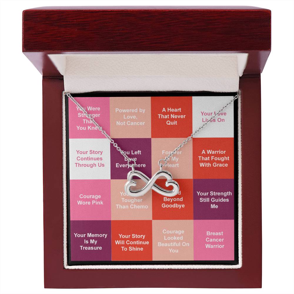 Breast Cancer Warrior (In Loving Memory) - Endless Love Necklace