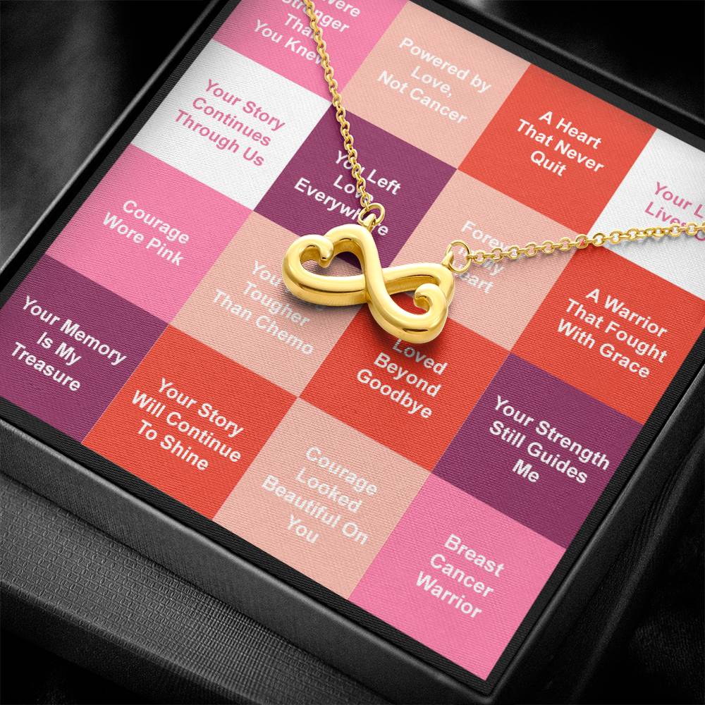 Breast Cancer Warrior (In Loving Memory) - Endless Love Necklace