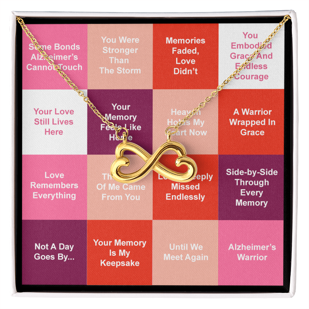 Alzheimer's Warrior (In Loving Memory) - Endless Love Necklace