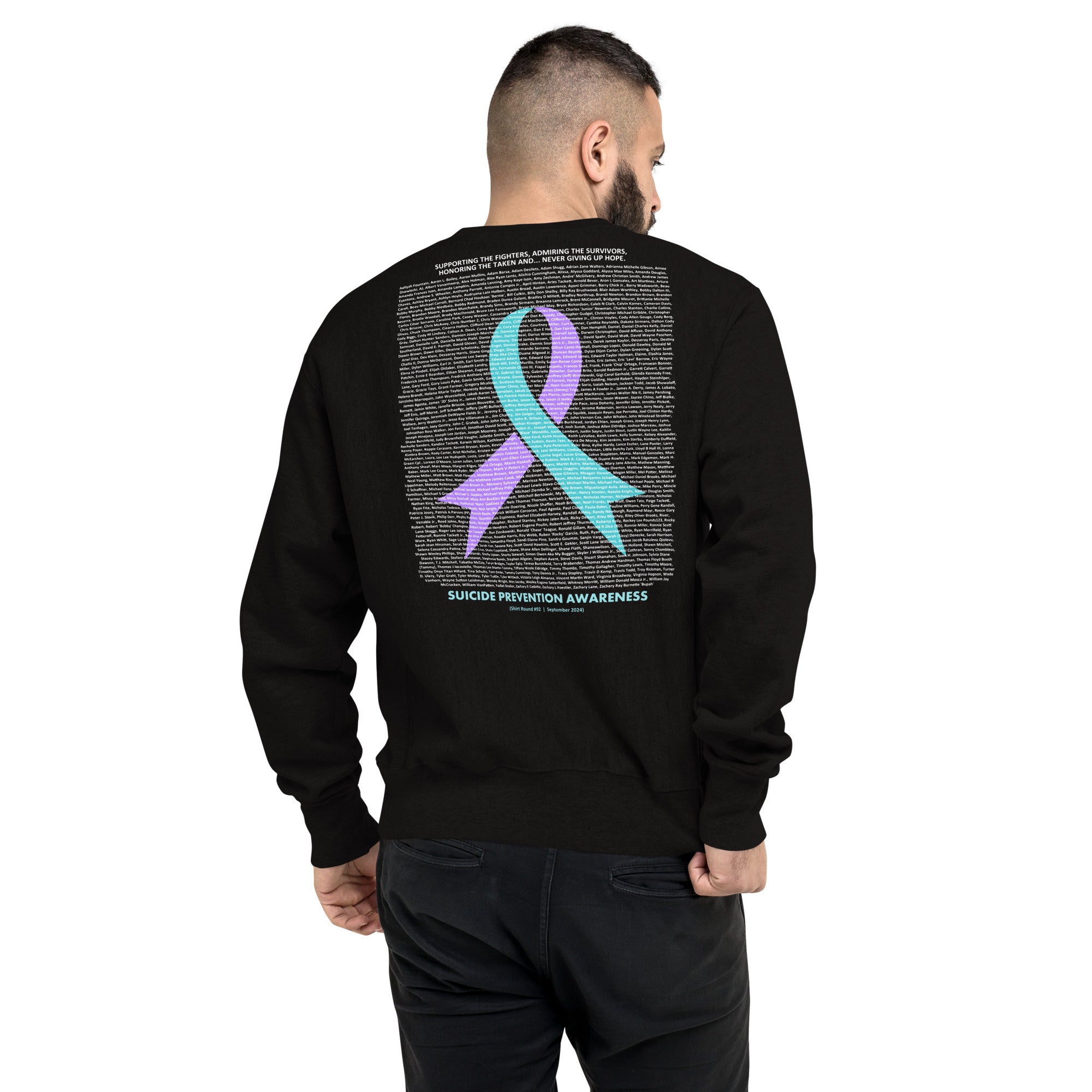 Round 92 Men s Champion Sweatshirt Nameswear Store